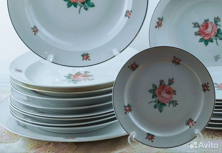 Редкий антикварный сервиз Kaestner Saxonia