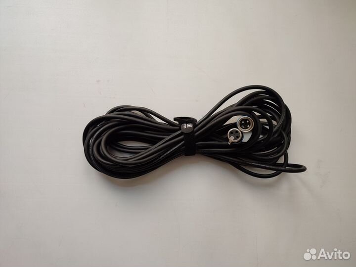 Микрофонный кабель 10м XLR (M) — XLR (F)