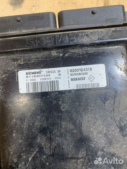 Эбу на Renault Megane 1 8200124318