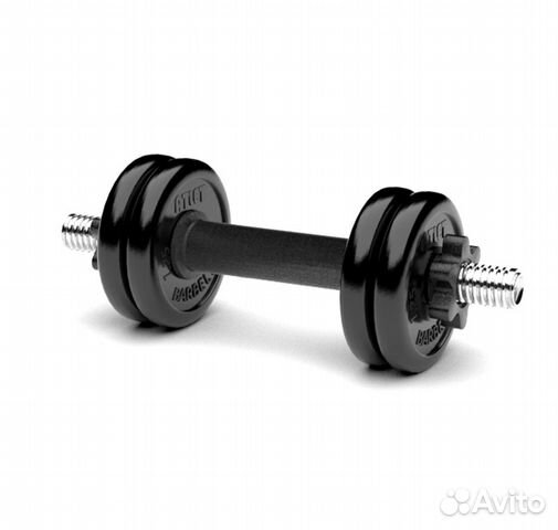 Гантель разборная MB Barbell MB-FdbM-At6.5 6.5кг