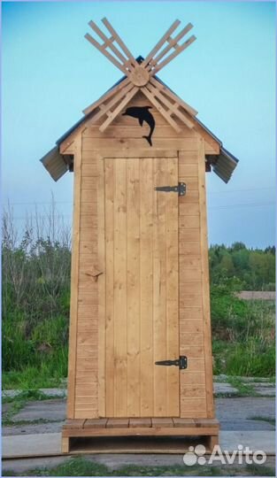 Дачный туалет с кошкой юно 643