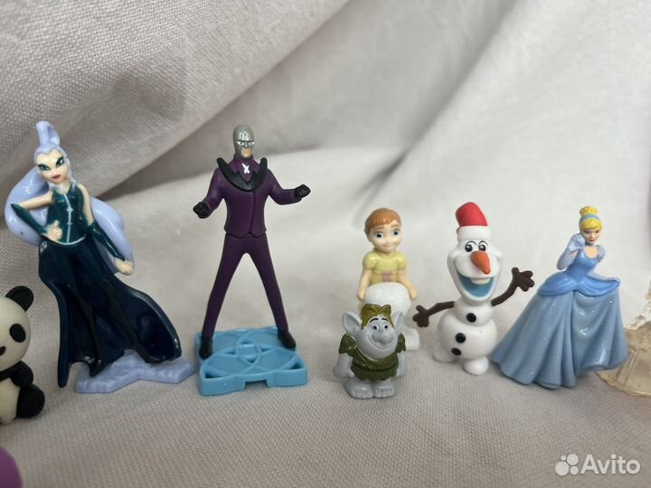 Игрушки из киндера Скрепыши буквы на магните