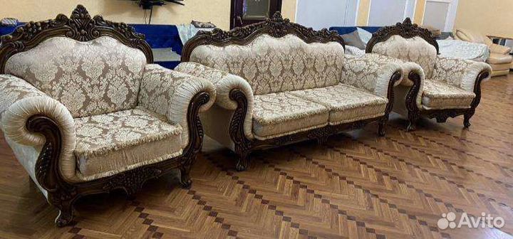 Диван и 2 кресла