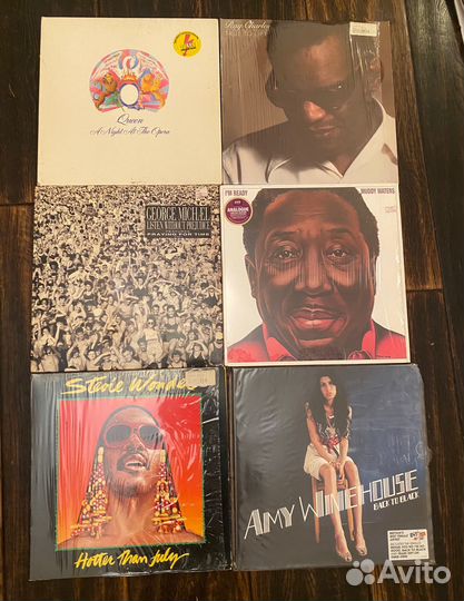Винил Amy Winehouse, George Michael, Muddy Waters