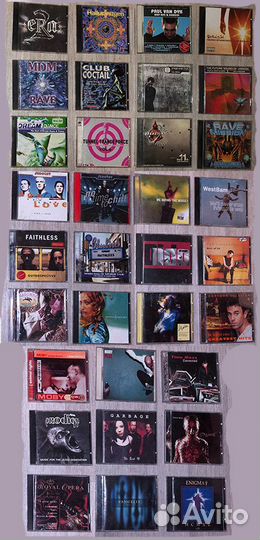 Музыкальные CD диски Транс Техно Электро Рок Поп