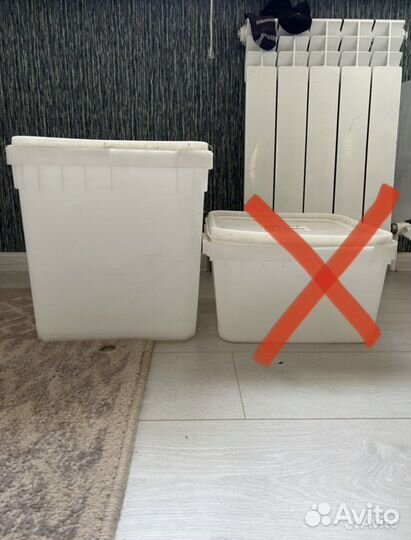 Контейнер 23 кг. Для пищ. Продуктов. Из под икры