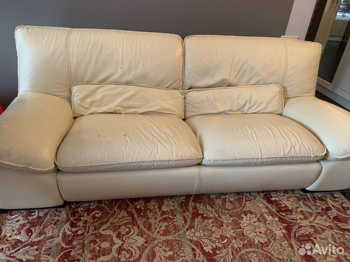 Диван кожаный relotti