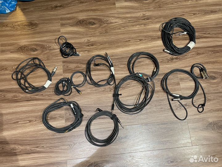 Аудио и инстеументальные шнуры, кабели
