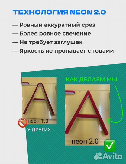 Неоновая вывеска для магазина