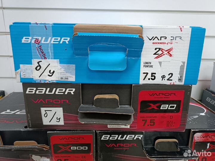 Коньки хоккейные бауер, ссм, труе, истон и др