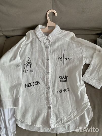 Блузки школьные пакетом 146-152