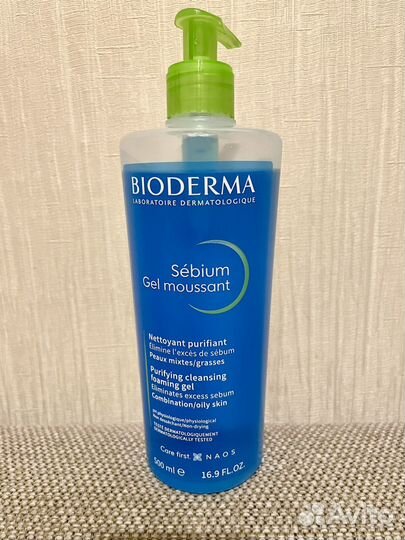 Bioderma sebium гель для умывания