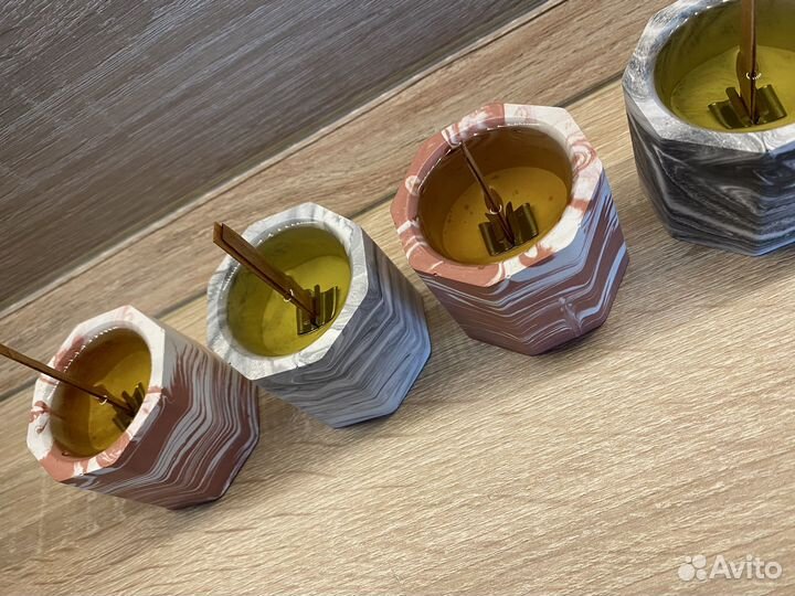 Ароматическая свеча ручной работы