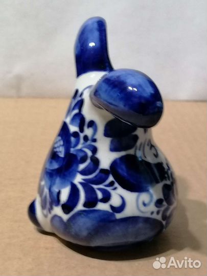 Заяц фарфор гжель