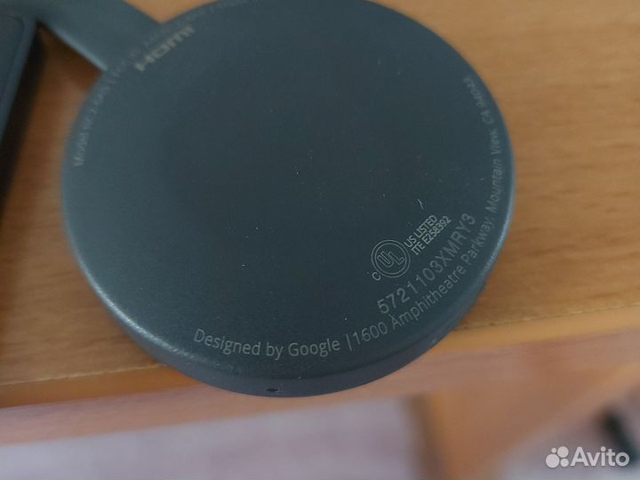 Google Chromecast 2 оригинал NC2-6A5