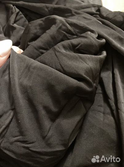 Ткань черная разная стретч лайкра