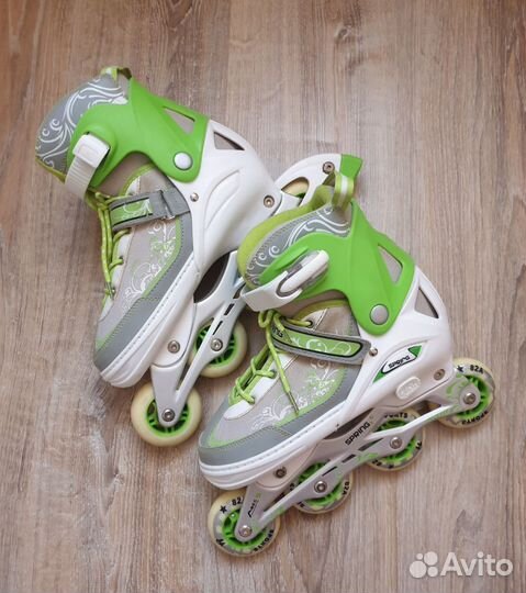 Детские раздвижные роликовые коньки TechTeam