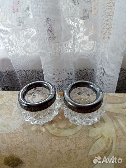 Конфетница мельхиор СССР солонки