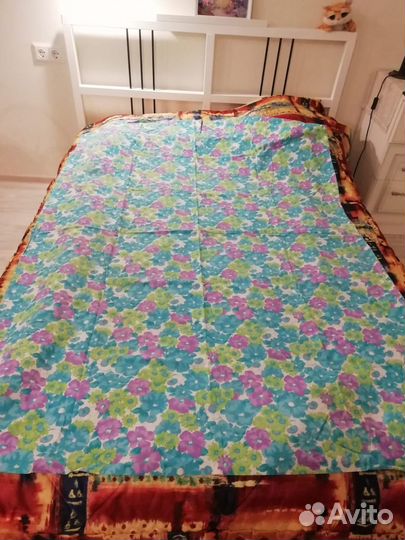 Полутороспальное постельное белье Б/У