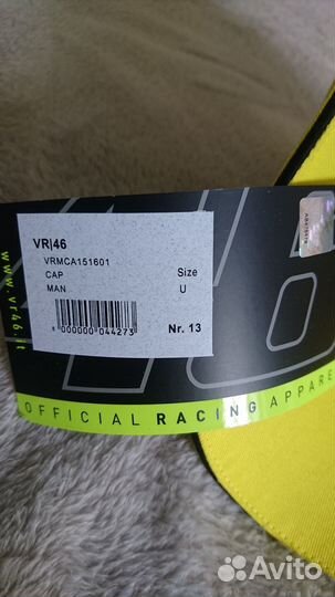 Бейсболка Valentino Rossi