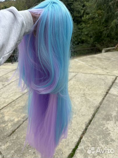Парик цветной