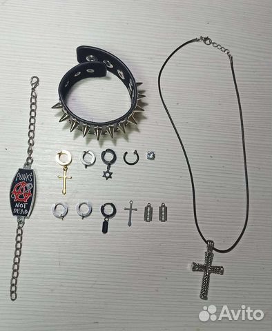 Панк-рок аксессуары клипсы украшения серги