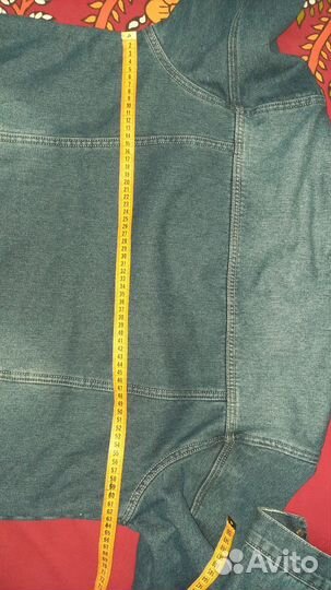 Джинсовая куртка с мехом мужская xl