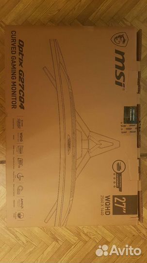 Monitor 2k MSI Optix G27CQ4 165Hz