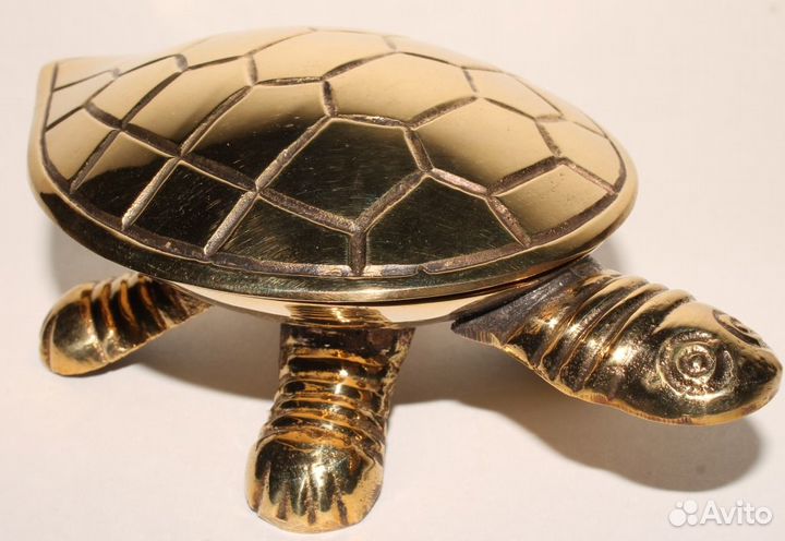 Латунь. Пепельница, Статуэтка, Шкатулка Черепаха