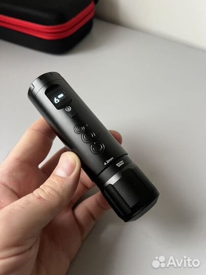 Тату машинка Ava EP9 Wireless pen black 4,2мм