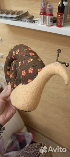 Улитка мягкая игрушка авторская