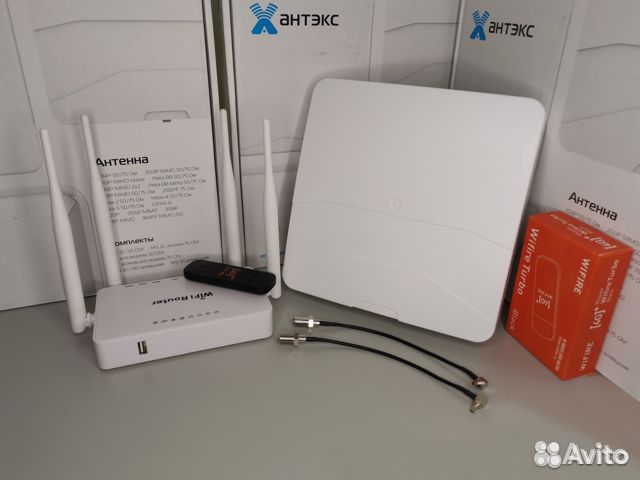 Модем 4G + Усилитель Антенна Безлимитный интернет