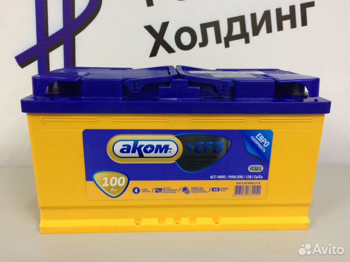 Аккумулятор Аком EFB 100 Ah