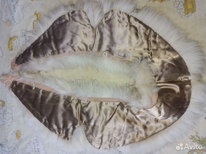 Меховой воротник песец