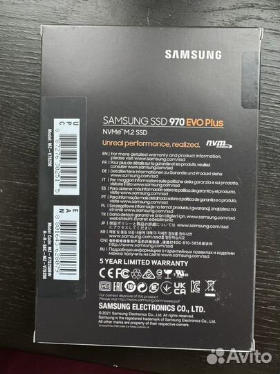 Ssd samsung 970 evo plus 250