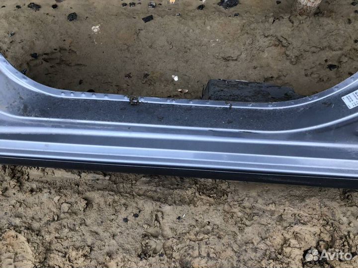 Порог со стойкой левый Chevrolet Aveo