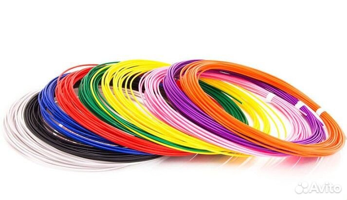 Набор пластика для 3Д ручки unid PRO-12 (по 10м. 1