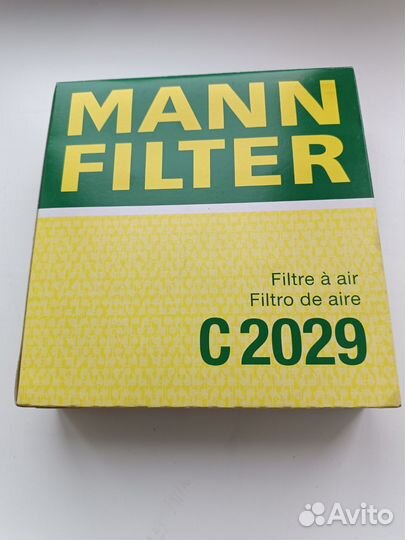 Фильтр воздушный mann filter C2029