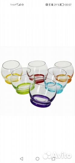 Набор стаканов и стопок Bohemia Crystal Crazy