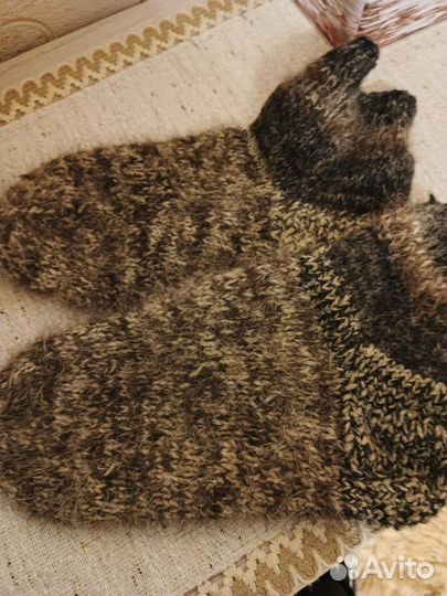 Носки мужские из собачьей шерсти