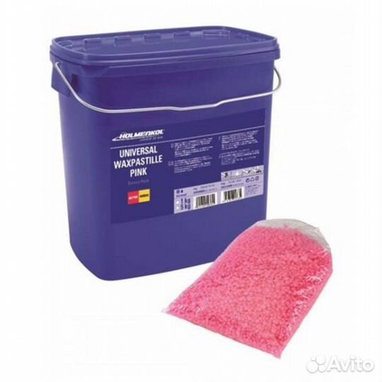 Мазь Holmenkol Универсальная сервисная в гранулах - Universal Wax Pastille pink 5kg 2005100000