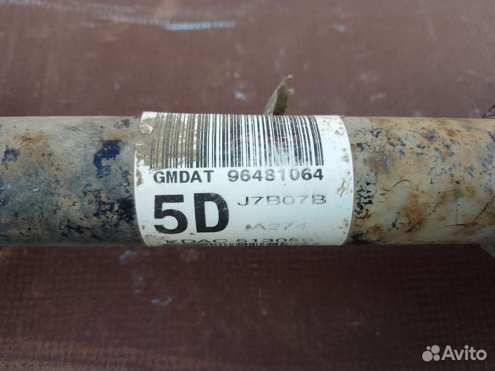 Привод полуось передняя daewoo nexia