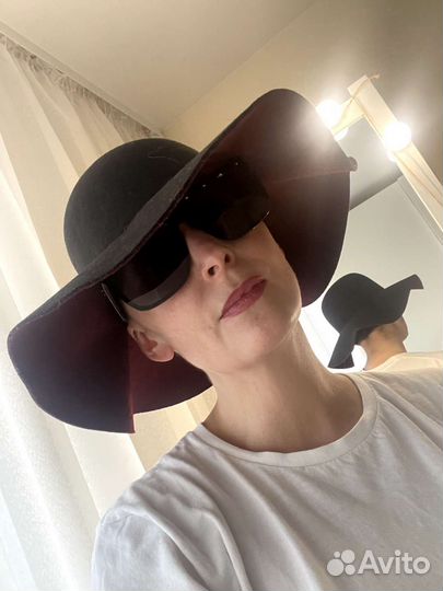 Шляпа кепка фетровая пляжная