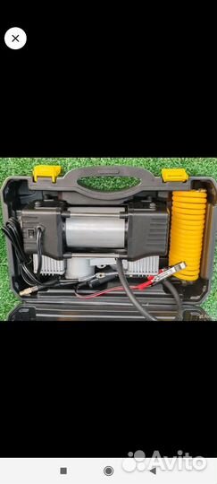 Компрессор автомобильный двухпоршневой