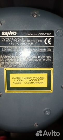 Портативный CD плеер sanyo CDP-T100