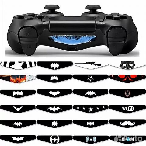 Наклейки на геймпад ps4