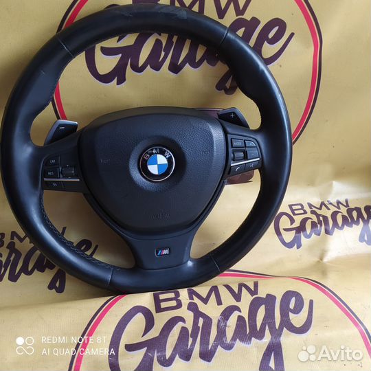 Руль м стиль м руль лепестки bmw f10 f01 f07