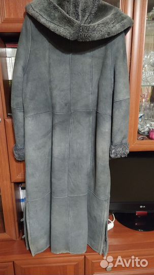 Дубленка натуральная женская 48 50 длинная