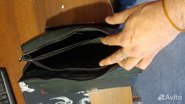 Сумка мужская натуральная кожа ручная работа