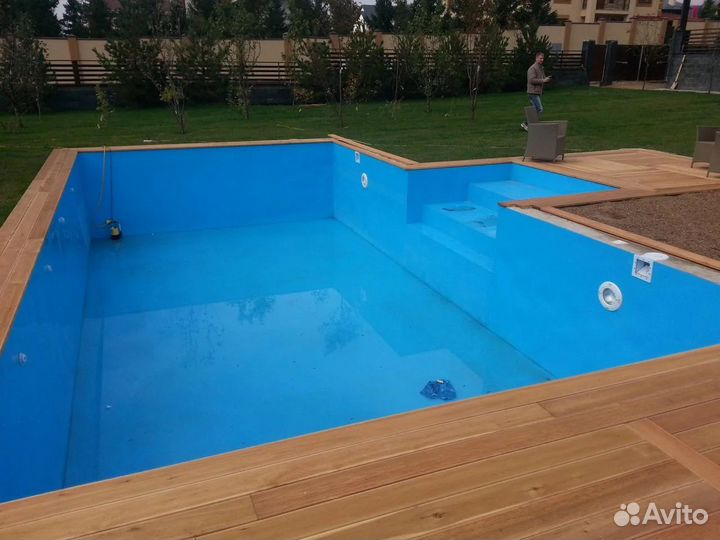 Бассейн 3х7х1,5 со ступенями